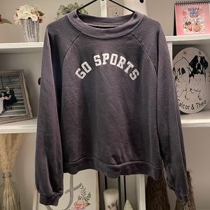Cropped sweatshirt